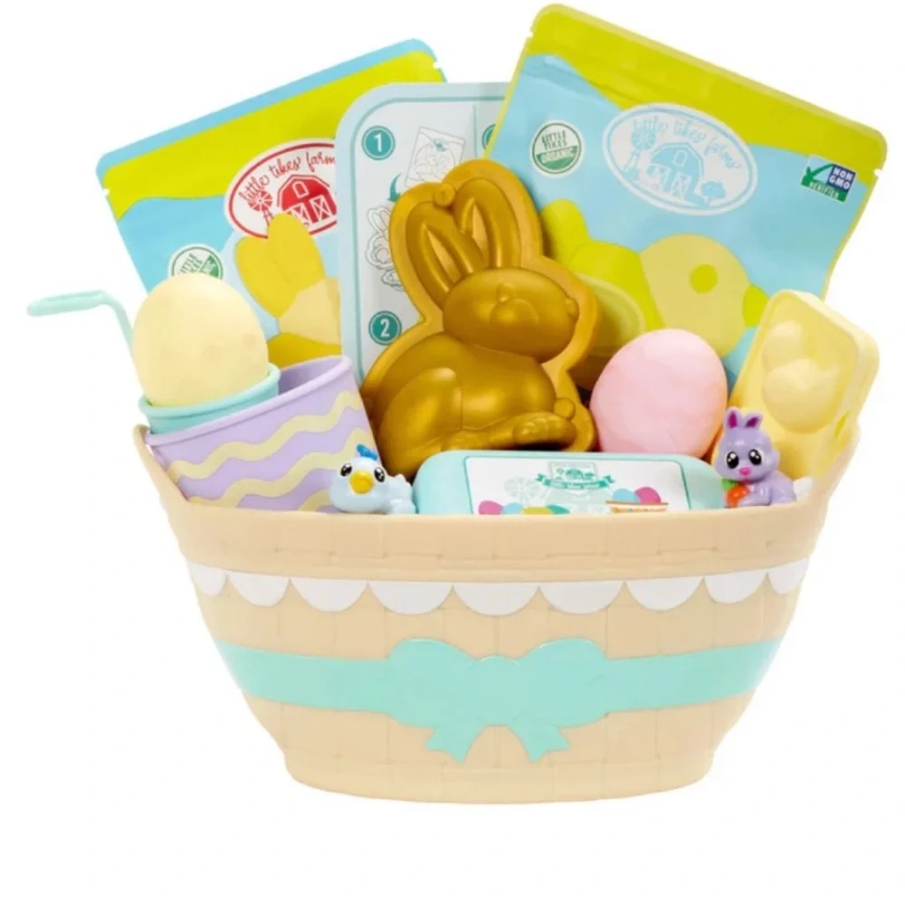 NEW Little Tikes Creative Chefs Easter Basket Kit with 12 Accessories, Ages 3+